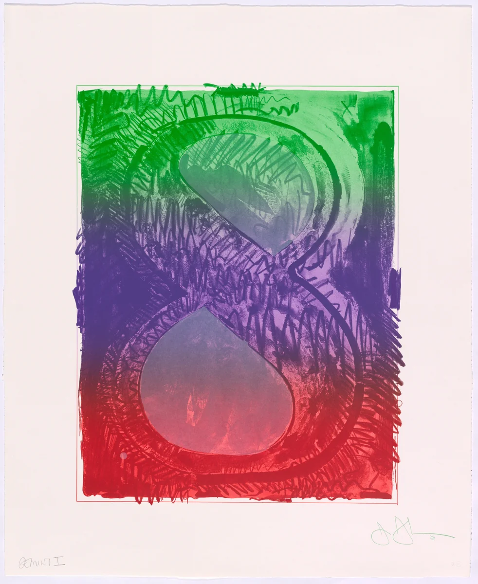 Figure 8 by Jasper Johns, print, 1969
