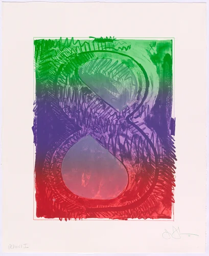 Figure 8 by Jasper Johns, print, 1969