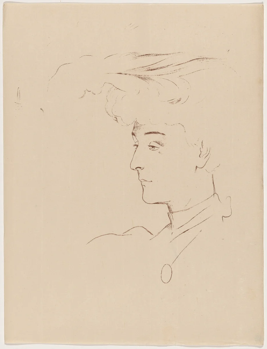 Etude by Antonio de la Gandara, print, 1895