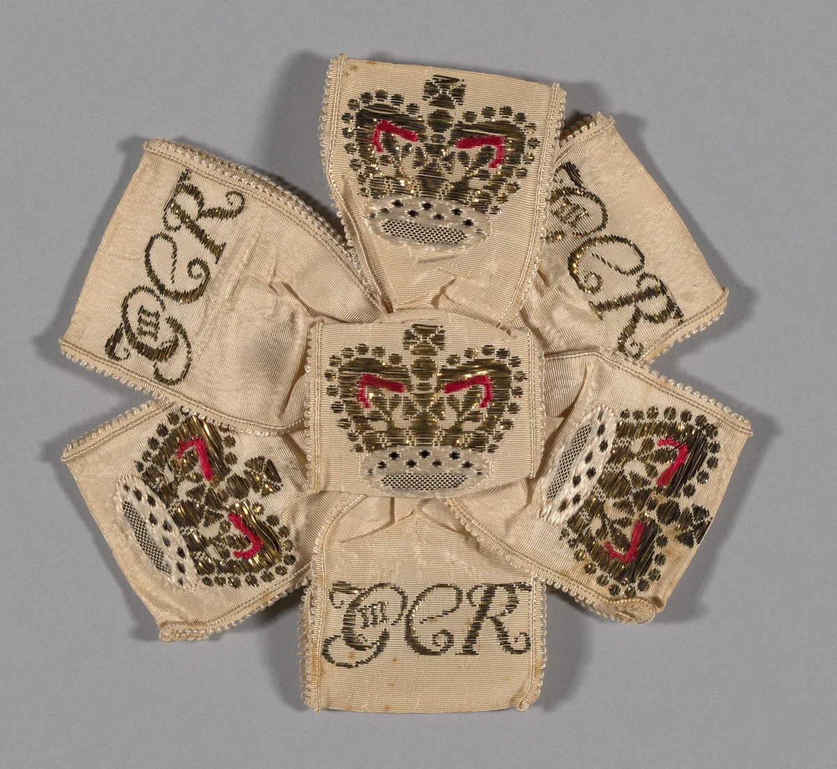 Coronation Ribbon by England, textile, 1761