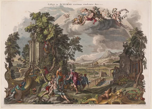 Autumn by Joseph Sebastian Klauber
Johann Baptist Klauber
Johann Wolfgang Baumgartner, print, 1710-1768