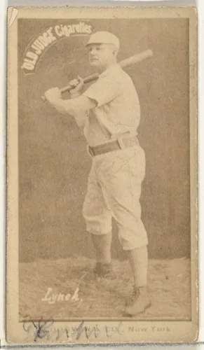 John H. "Jack" Lynch, New York Metropolitans, from the Old Judge series (N172) for Old Judge Cigarettes by Goodwin & Company, photograph, 1887-1890