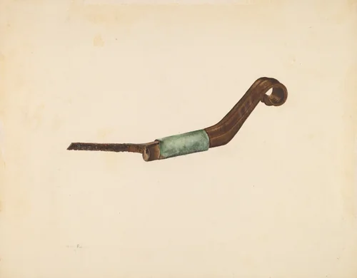 Horseshoeing Tool by George Roehl, index of american design, 1938
