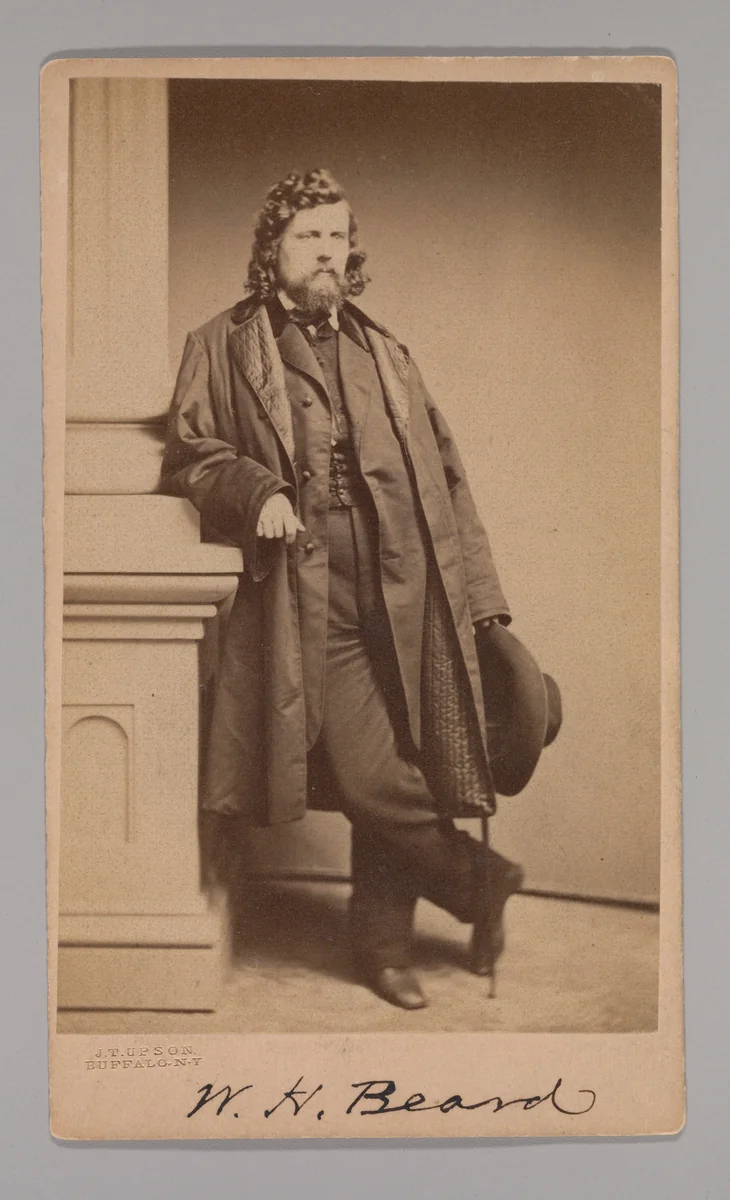[William Holbrook Beard] by J. T. Upson, photograph, 1860-1869