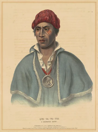 Qua-Ta-Wa-Pea, A Shawnoe Chief by Albert Newsam
Henry Inman
Charles Bird King
John T. Bowen
Frederick W. Greenough, print, 1838
