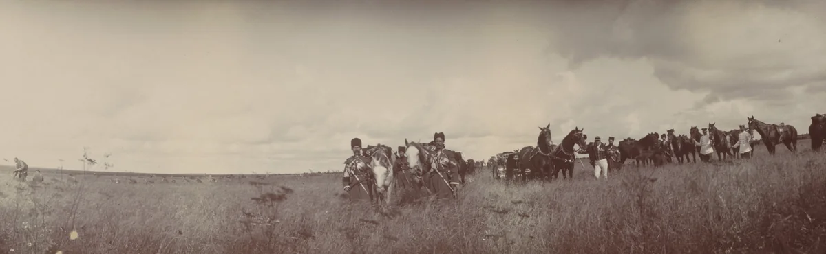 Cavalry, Center to Right, Ropsha by Unidentified Photographer, photograph, 1907