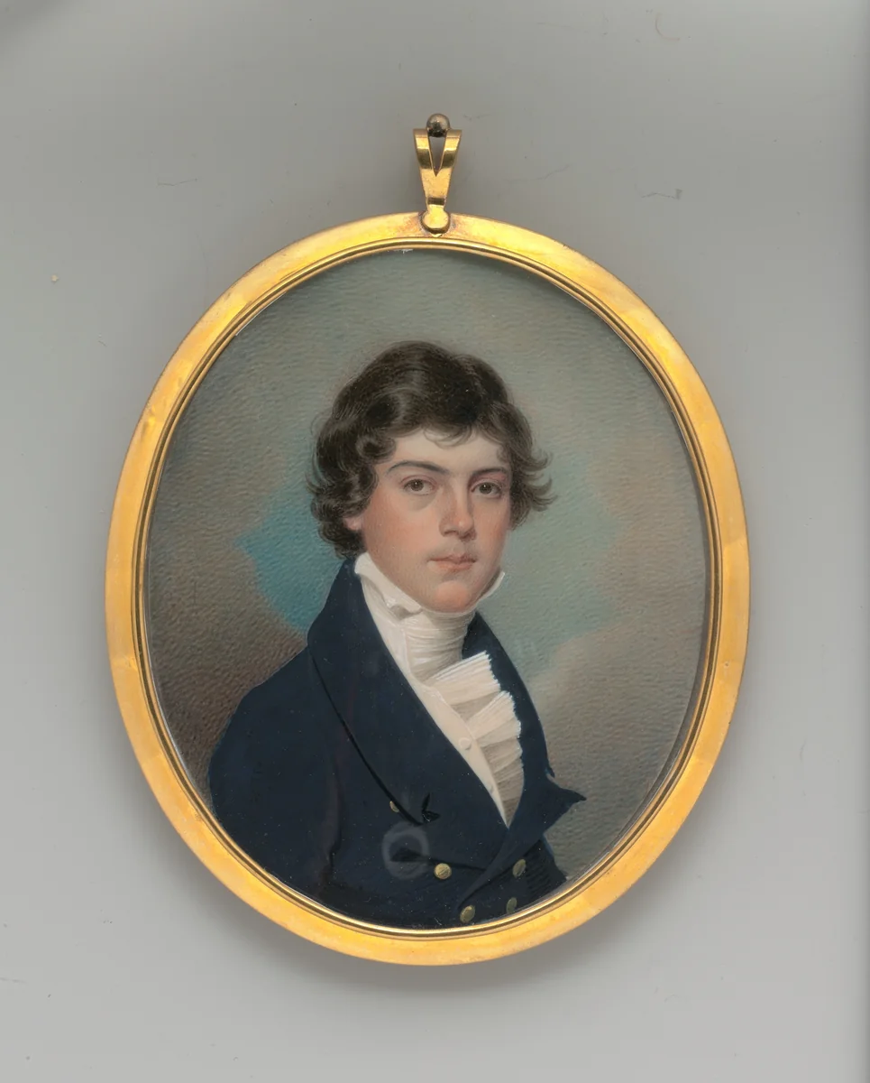 Isaac O'Brien L. McPherson by Charles Fraser, artwork, 1823