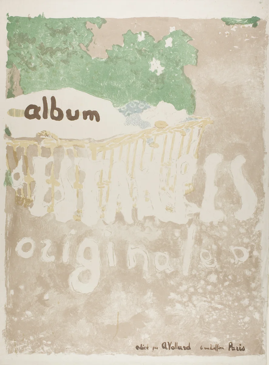 Project for a Cover of a Printed Portfolio by Edouard Jean Vuillard, print, 1899