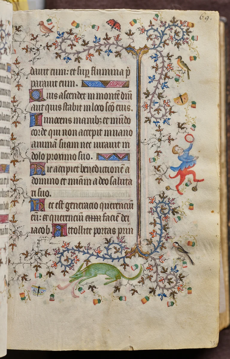 Hours of Charles the Noble, King of Navarre (1361-1425): fol. 35r, Text by Master of the Brussels Initials and Associates, book, 1400-1410