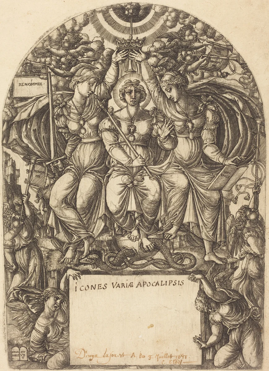 La Majesté Royale by Jean Duvet, print, 1548