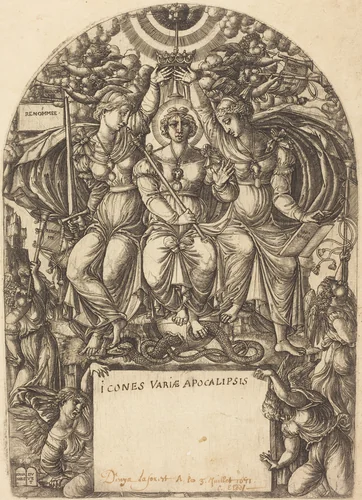 La Majesté Royale by Jean Duvet, print, 1548