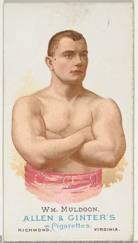 William Muldoon, Wrestler, from World's Champions, Series 1 (N28) for Allen & Ginter Cigarettes by Allen & Ginter, print, 1887