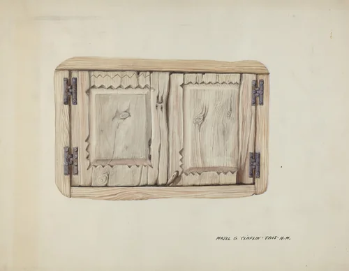 Two Wall Doors by Majel G. Claflin, index of american design, 1937
