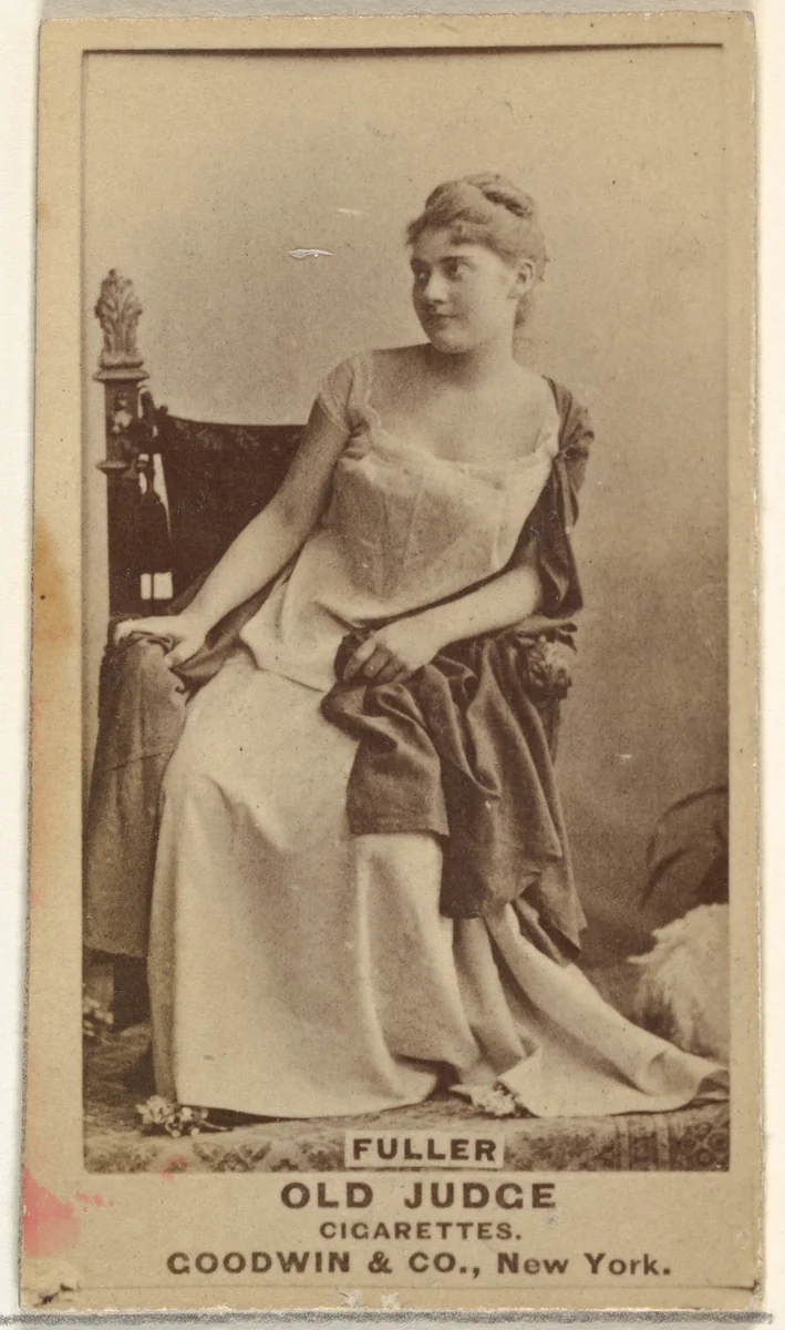 Fuller, from the Actors and Actresses series (N171) for Old Judge Cigarettes by Goodwin & Company, photograph, 1886-1890