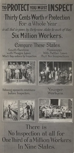 National Child Labor Committee exhibition panel by Lewis Wickes Hine, photograph, 1913