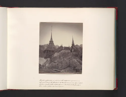 Temple at Prabat by John Thomson, photograph, 1865