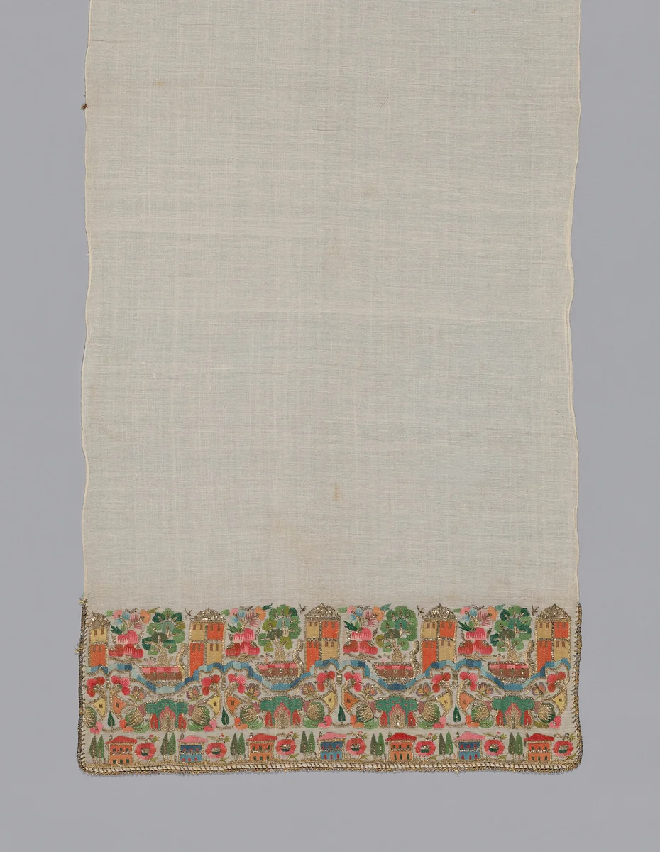 Towel by Turkey, textile, 1850-1900