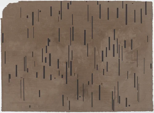 Global Village 1-36 [bottom] by John Cage, print, 1989