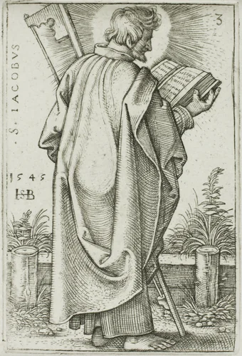 St. James Minor, plate 3 from The Twelve Apostles by Sebald Beham, print, 1545