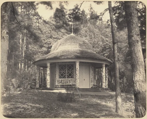 Gazebo in the Forest Near Moscow by Scherer and Nabholz, photograph, 1870
