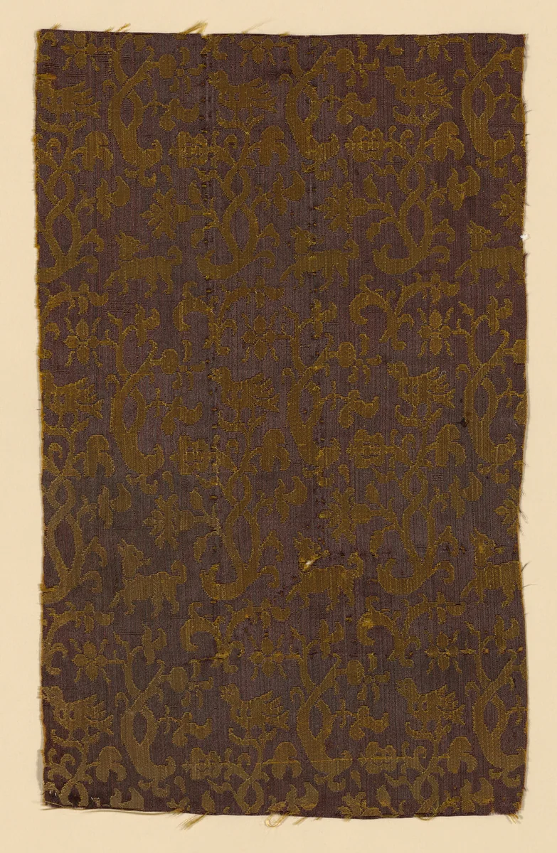 Fragment by Italy, textile, 1600-1650