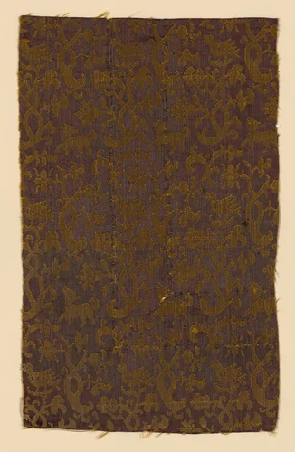 Fragment by Italy, textile, 1600-1650