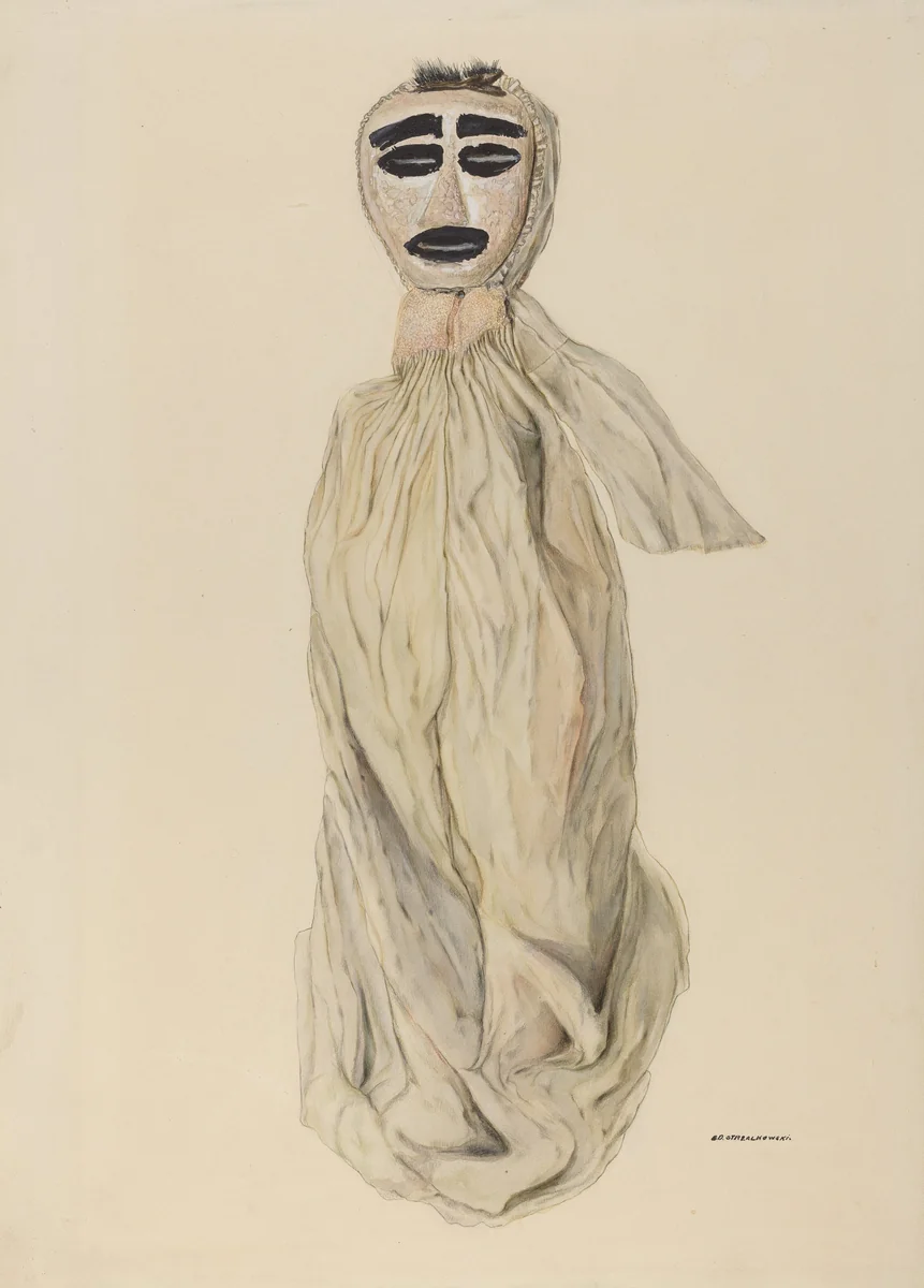 Ghost of Judy by Edward Strzalkowski, index of american design, 1937