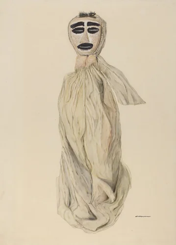 Ghost of Judy by Edward Strzalkowski, index of american design, 1937