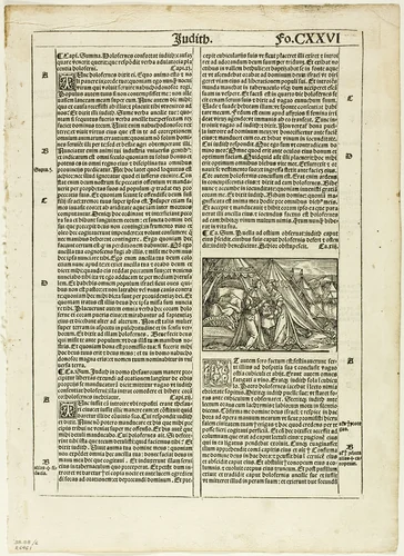 Judith and Her Maid Placing the Head of Holofernes in a Bag from Biblia latina, plate six from Woodcuts from Books of the XVI Century by Hans Springinklee, print, 1522
