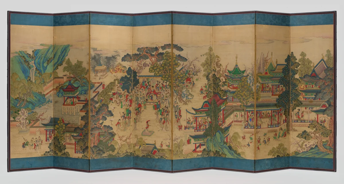 Joyous Banquet of Guo Ziyi (곽분양행락도) by Korea, other, 1601-1800