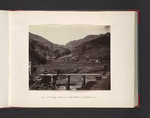 View up the Valley in the Rear of the Settlement, Yokohama by John Thomson, photograph, 1865
