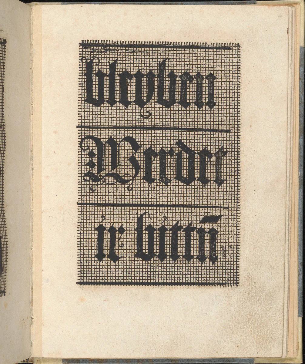 Ein ney Furmbüchlein, Page 4, recto by Johann Schönsperger, book, 1520-1530