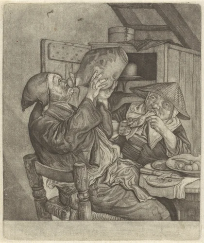 Smaak by Cornelis Dusart, print, 1679-1704