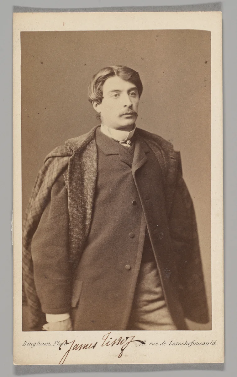 James Tissot by Robert Jefferson Bingham, photograph, 1861-1870
