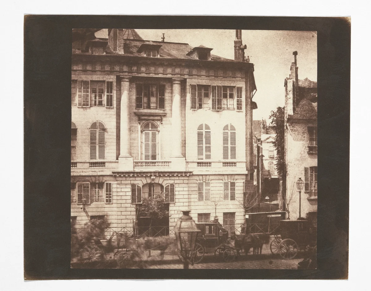 [Street Scene, Paris] by William Henry Fox Talbot, photograph, 1843