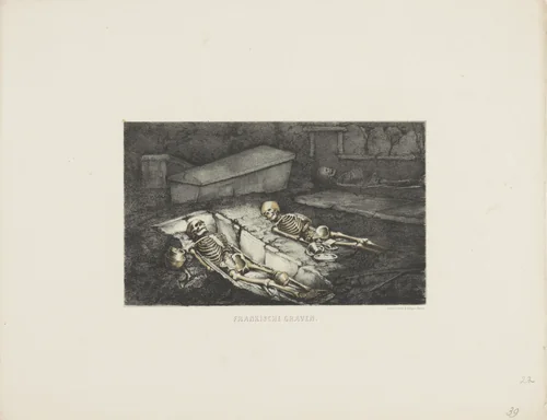 Frankische graven by anonymous, print, 1857-1864