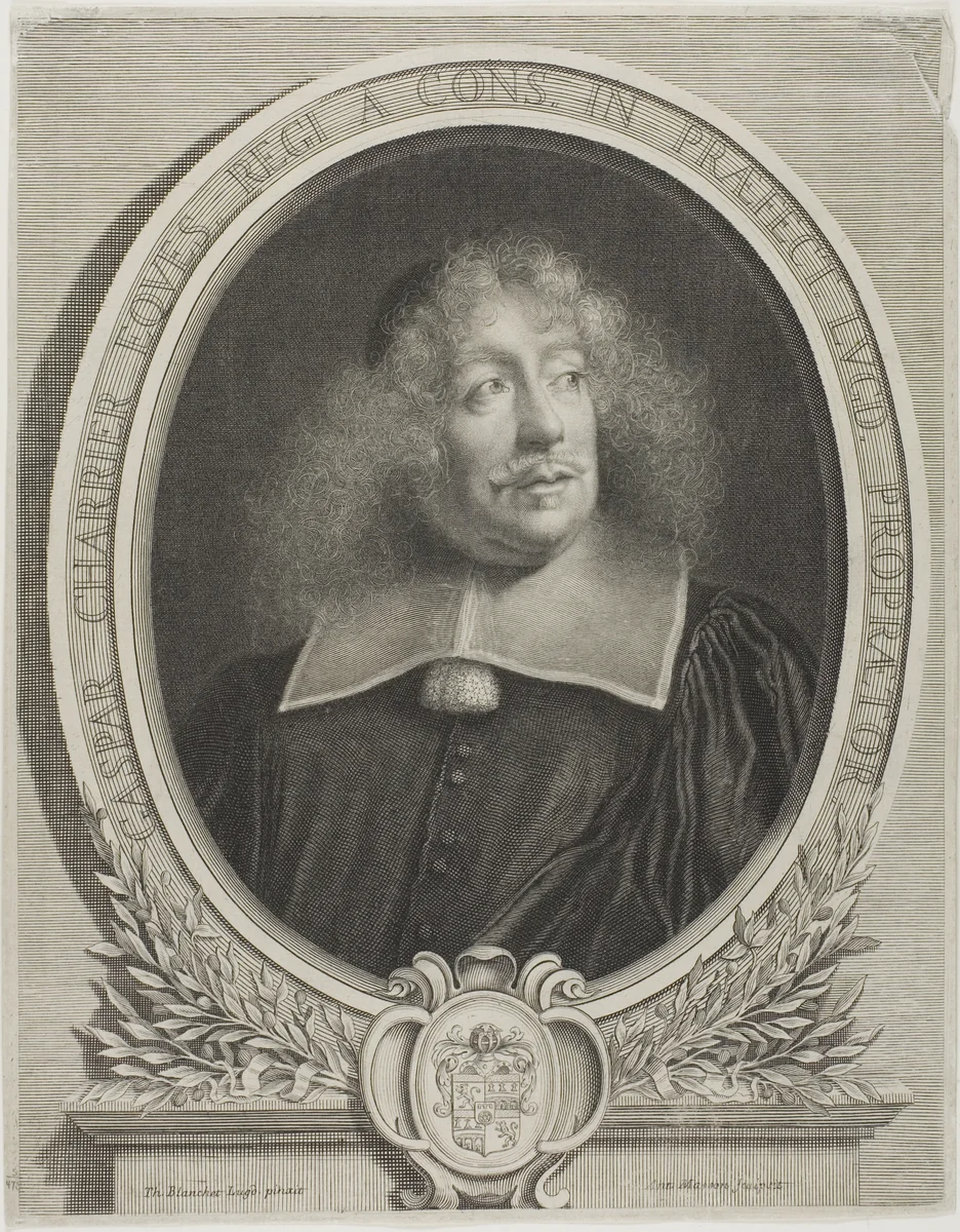 Gaspar Charrier, King's Secretary by Antoine Masson, print, 1656-1700