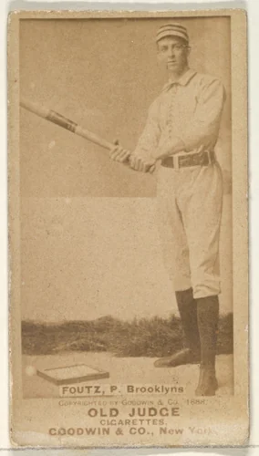 Foutz, Pitcher, Brooklyn Bridegrooms, from the Old Judge series (N172) for Old Judge Cigarettes by Goodwin & Company, photograph, 1888