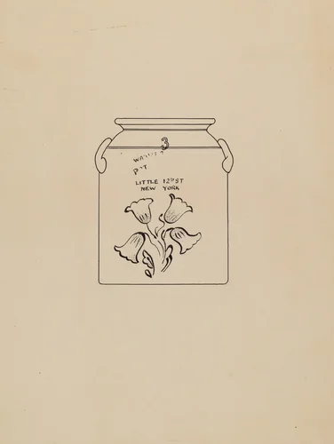 Jar by John Tarantino, index of american design, 1940