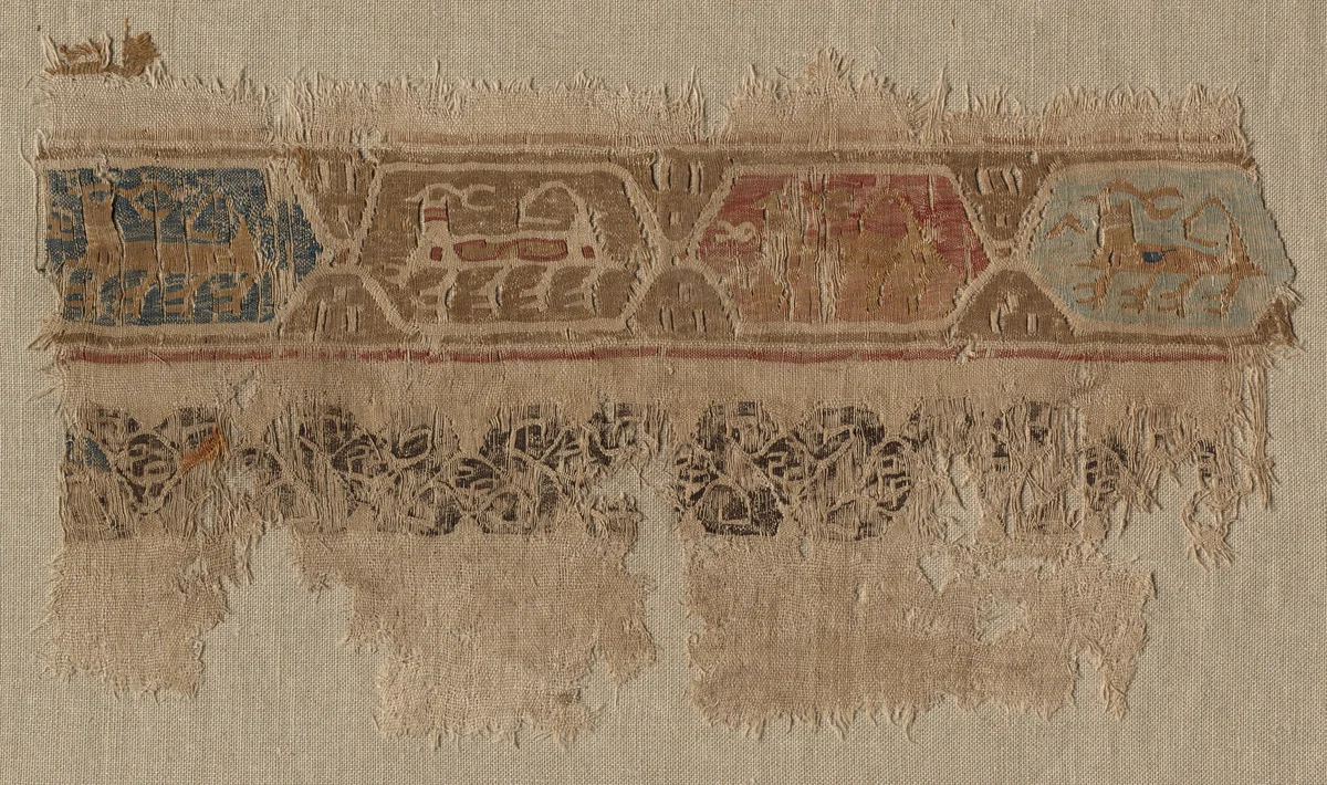 Fragment of a Tiraz-Style Textile by Unknown, textile, 1081-1094