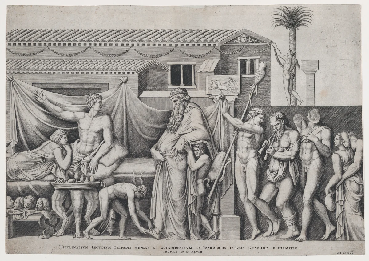 Festival of Dionysius by anonymous, print, 1549