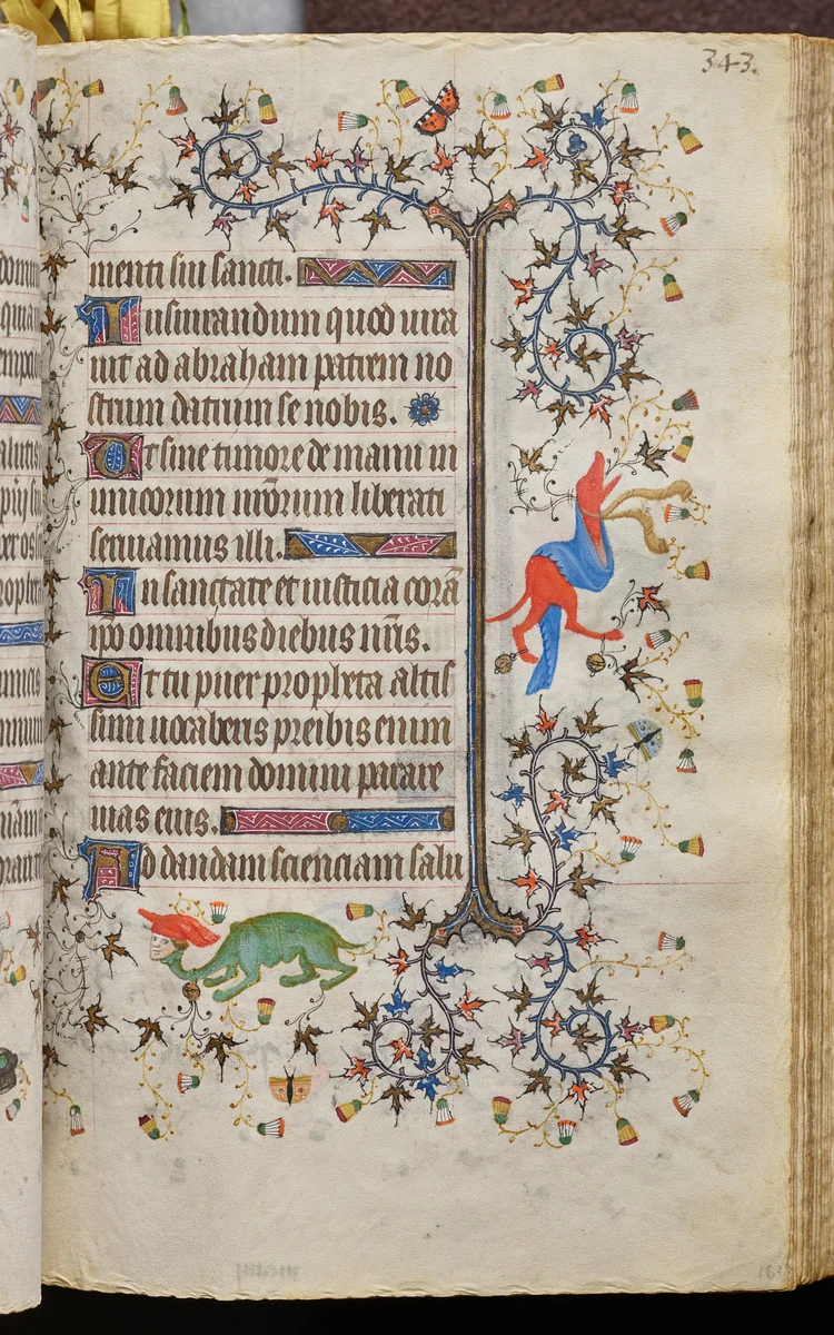 Hours of Charles the Noble, King of Navarre (1361-1425): fol. 167r, Text by Master of the Brussels Initials and Associates, book, 1400-1410