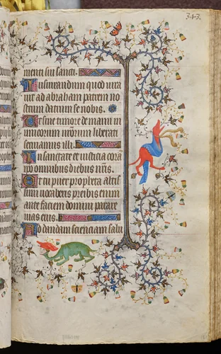 Hours of Charles the Noble, King of Navarre (1361-1425): fol. 167r, Text by Master of the Brussels Initials and Associates, book, 1400-1410