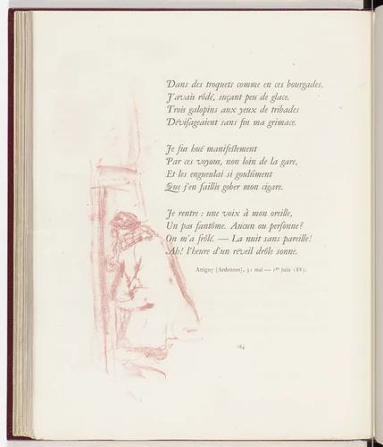 In-text plate (page 84) from Parallèlement (In Parallel) by Pierre Bonnard, illustrated book, 1900