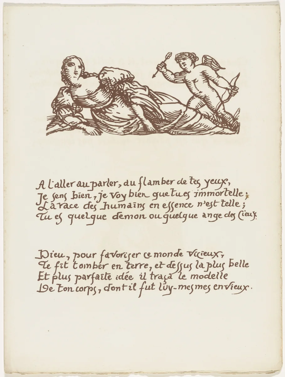 Headpiece (folio 113) from Les Amours (The Loves) by Émile Bernard, illustrated book, 1915