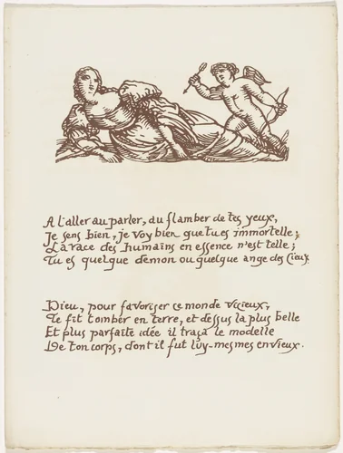 Headpiece (folio 113) from Les Amours (The Loves) by Émile Bernard, illustrated book, 1915