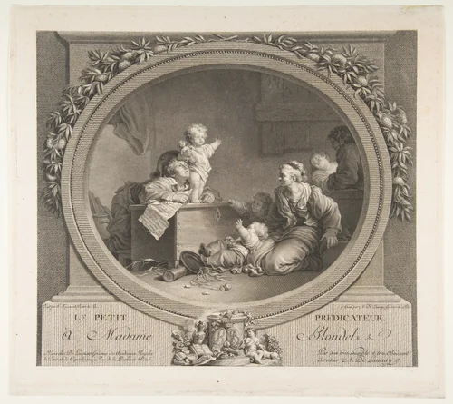 Le Petit Predicateur by Jean Honoré Fragonard, print, 1745-1806