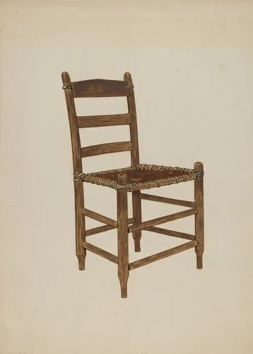 Chair (Ranch Type) by Ellen Duncan, index of american design, 1937