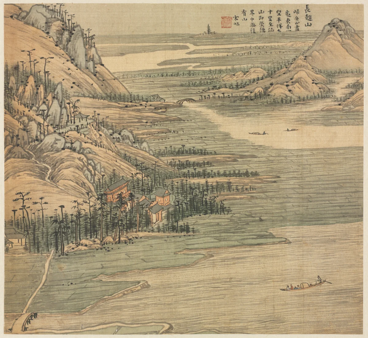 Mt. Changchao by Song Xu, painting, 1583-1593