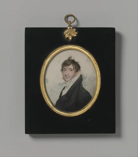 Portrait of a Gentleman by Benjamin Trott, artwork, 1809-1812